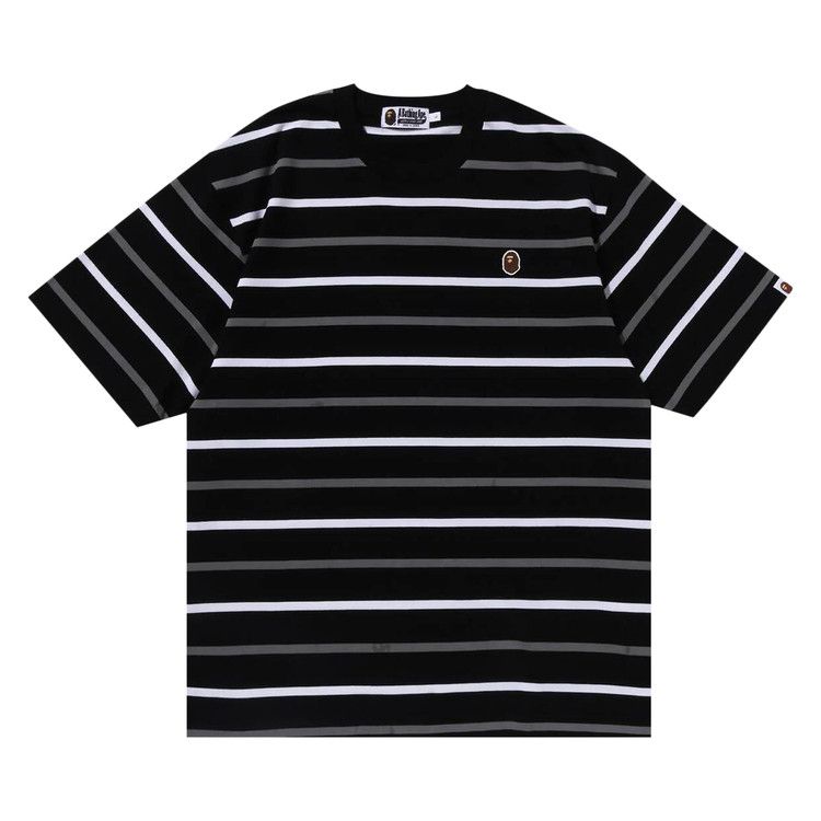 Футболка BAPE Ape Head One Point Stripe Tee, Black
Футболка BAPE Ape Head One Point Stripe Tee, Black
