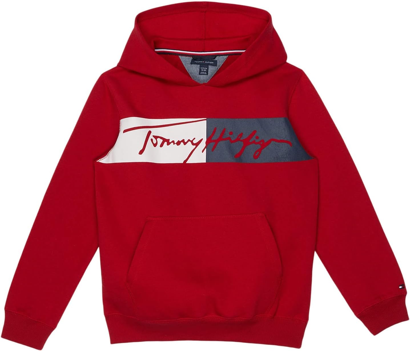 Толстовка Tommy Hilfiger для мальчиков с большим передним карманом, легкая, Scarlet Sage Script
Толстовка Tommy Hilfiger для мальчиков с большим передним карманом, легкая, Scarlet Sage Script
