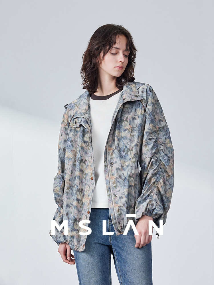 Куртка женская Mslan с шнурком и принтом, синий
Куртка женская Mslan с шнурком и принтом, синий