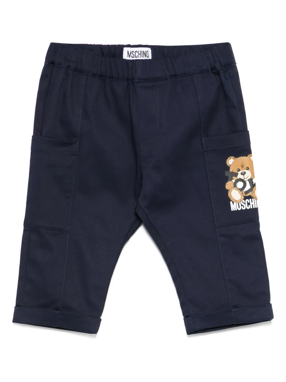 Брюки Teddy Bear Moschino Kids, синий 
Брюки Teddy Bear Moschino Kids, синий