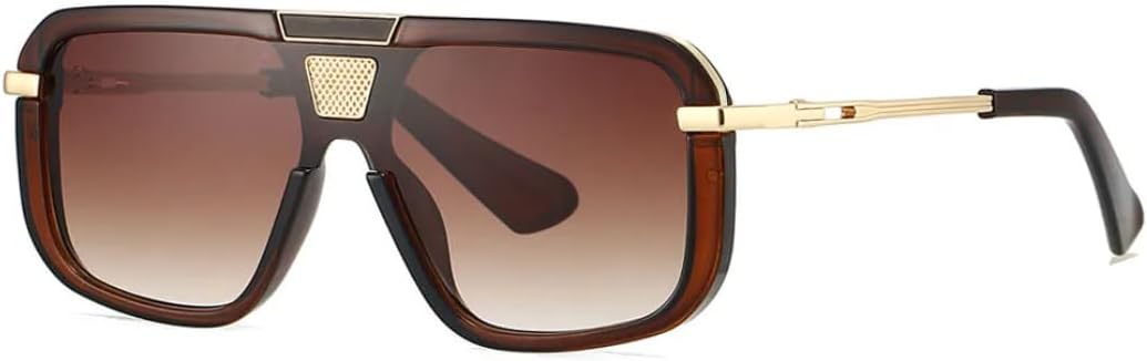 Крупные винтажные солнцезащитные очки в большой оправе для женщин и мужчин, роскошные дизайнерские солнцезащитные очки в стиле панк, популярные металлические очки SZVVBKK, Tea Tea
Крупные винтажные солнцезащитные очки в большой оправе для женщин и мужчин, роскошные дизайнерские солнцезащитные очки в стиле панк, популярные металлические очки SZVVBKK, Tea Tea