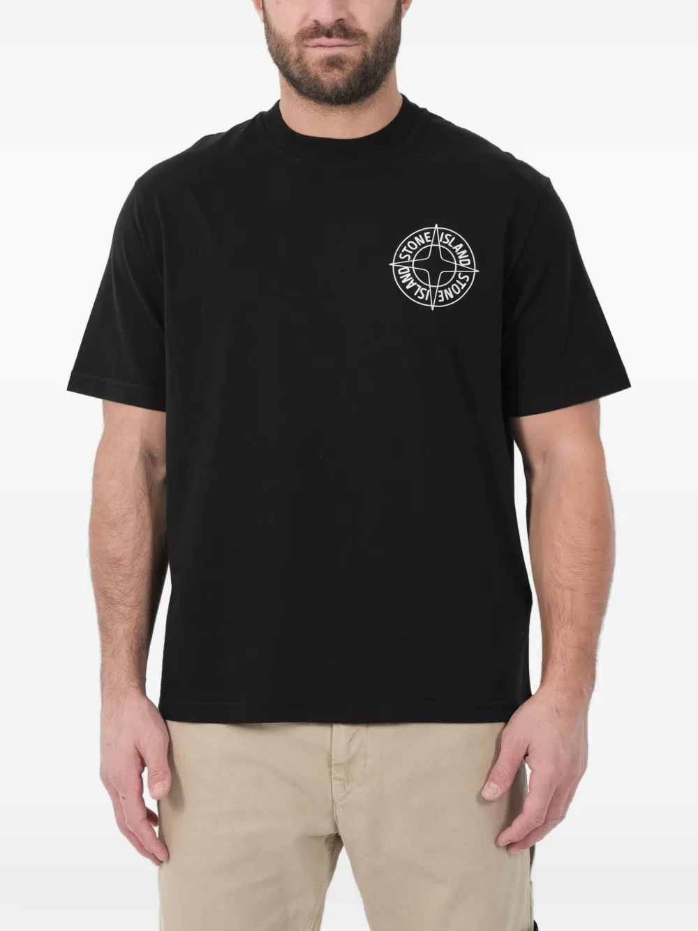 Футболка с принтом-логотипом Stone Island, черный
Футболка с принтом-логотипом Stone Island, черный