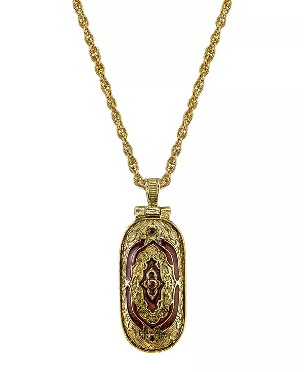 Ожерелье с распятием, выполненное в форме распашного кулона с покрытием из красной эмали 14 карат Symbols Of Faith, red
Ожерелье с распятием, выполненное в форме распашного кулона с покрытием из красной эмали 14 карат Symbols Of Faith, red