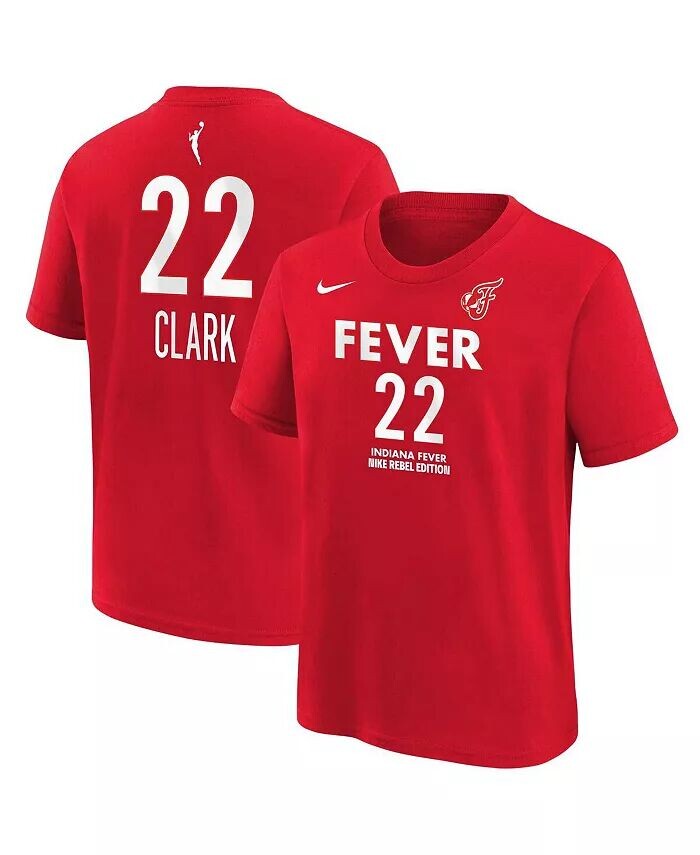 Футболка с изображением имени игрока и номером Кейтлин Кларк Red Indiana Fever 2024 WNBA Draft Rebel Edition для больших мальчиков и девочек Nike, красный
Футболка с изображением имени игрока и номером Кейтлин Кларк Red Indiana Fever 2024 WNBA Draft Rebel Edition для больших мальчиков и девочек Nike, красный
