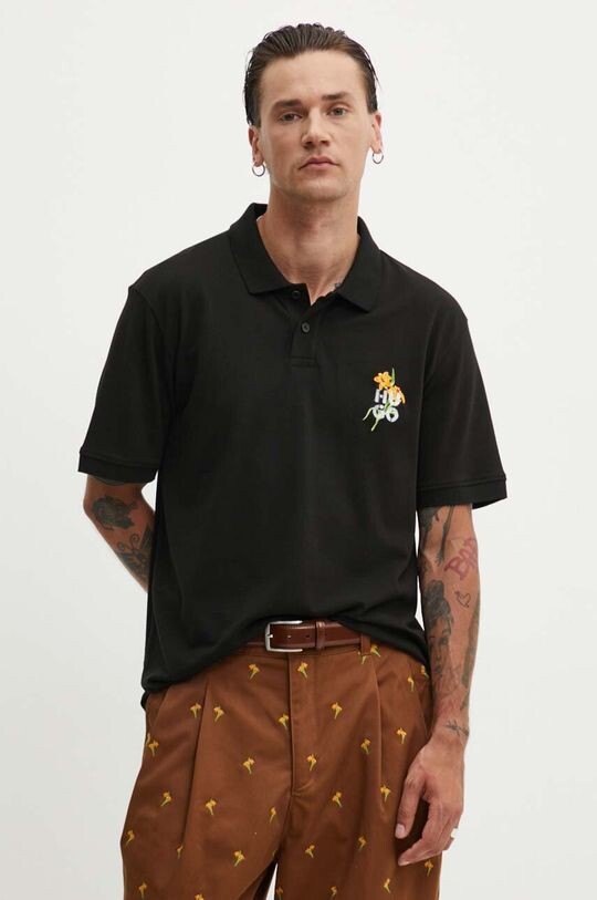 Хлопковое поло Hugo, черный
Хлопковое поло Hugo, черный