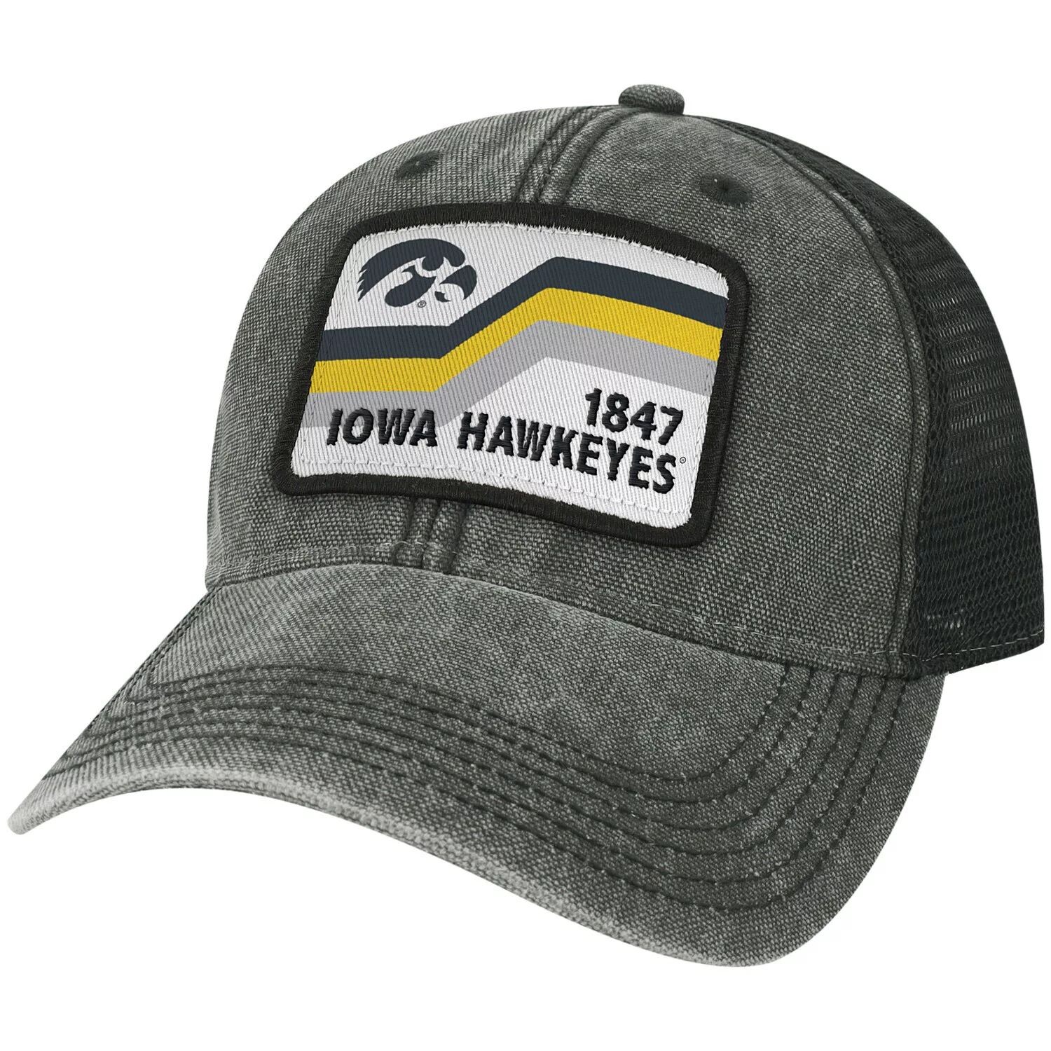 Мужская черная кепка Iowa Hawkeyes Sun & Bars Dashboard Trucker Snapback
Мужская черная кепка Iowa Hawkeyes Sun & Bars Dashboard Trucker Snapback