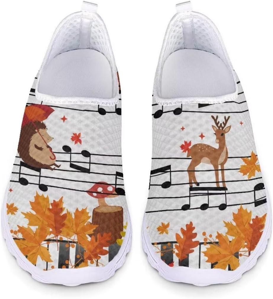 Кроссовки Jeiento с нескользящей подошвой для женщин и мужчин, обувь для Дня благодарения, легкая, дышащая, комфортная спортивная обувь с сеткой, Fallen Leaves-4
Кроссовки Jeiento с нескользящей подошвой для женщин и мужчин, обувь для Дня благодарения, легкая, дышащая, комфортная спортивная обувь с сеткой, Fallen Leaves-4