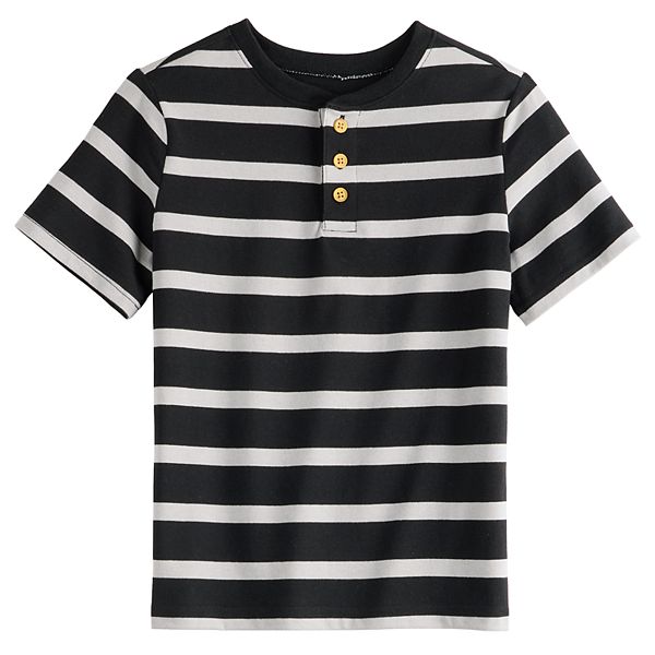 Футболка с коротким рукавом в полоску Henley для мальчиков 4-12 лет Jumping Beans, Rugby Stripe Black
Футболка с коротким рукавом в полоску Henley для мальчиков 4-12 лет Jumping Beans, Rugby Stripe Black
