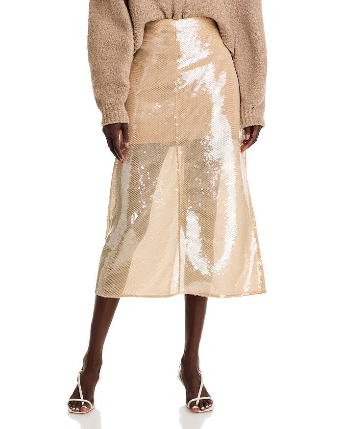 Юбка Monroe Shimmer A.L.C., белый 
Юбка Monroe Shimmer A.L.C., белый