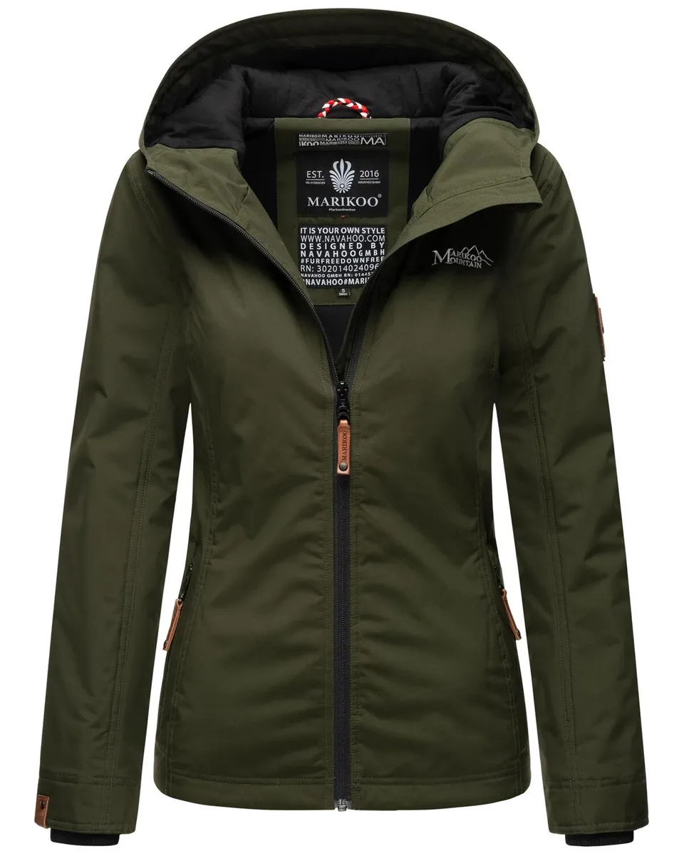 Куртка Marikoo Outdoor "Blackberry", спортивная переходная куртка с капюшоном, оливковый, Зеленый, Куртка Marikoo Outdoor "Blackberry", спортивная переходная куртка с капюшоном, оливковый
Куртка Marikoo Outdoor "Blackberry", спортивная переходная куртка с капюшоном, оливковый, Зеленый, Куртка Marikoo Outdoor "Blackberry", спортивная переходная куртка с капюшоном, оливковый