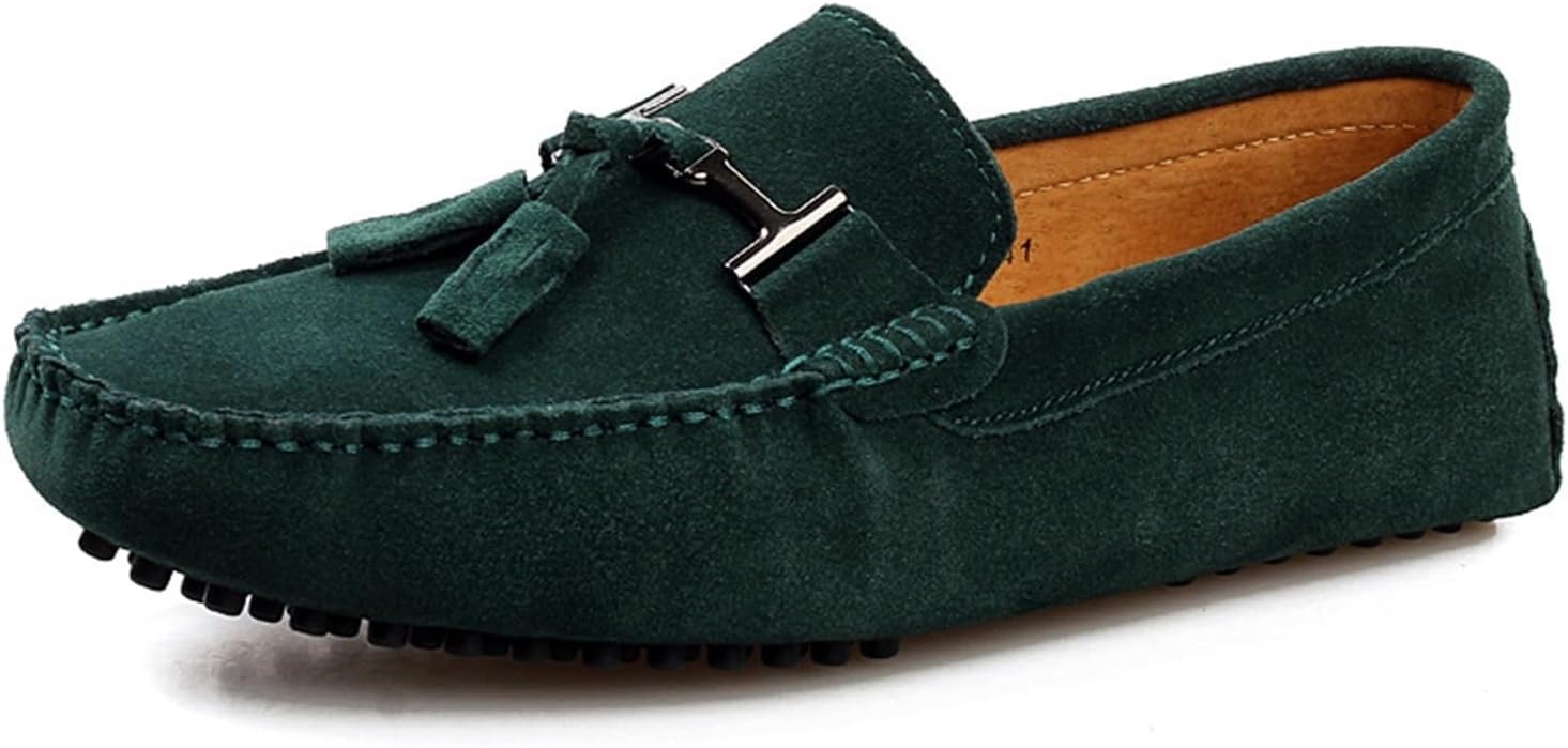 Мужские повседневные замшевые лоферы с кисточками и ручной прошивкой, слипоны из кожи, удобные для ходьбы на улице, с круглым носком, легкие, плоские, и повседневной носки Generic, зеленый
Мужские повседневные замшевые лоферы с кисточками и ручной прошивкой, слипоны из кожи, удобные для ходьбы на улице, с круглым носком, легкие, плоские, и повседневной носки Generic, зеленый