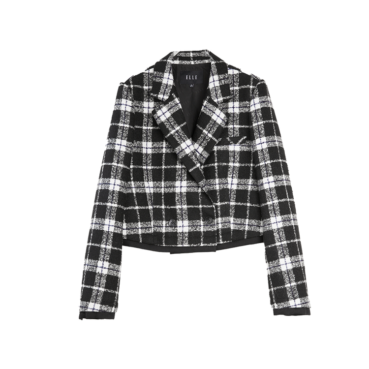 ELLE Костюм женский Business Suits с воротником черно-белый утепленный
ELLE Костюм женский Business Suits с воротником черно-белый утепленный