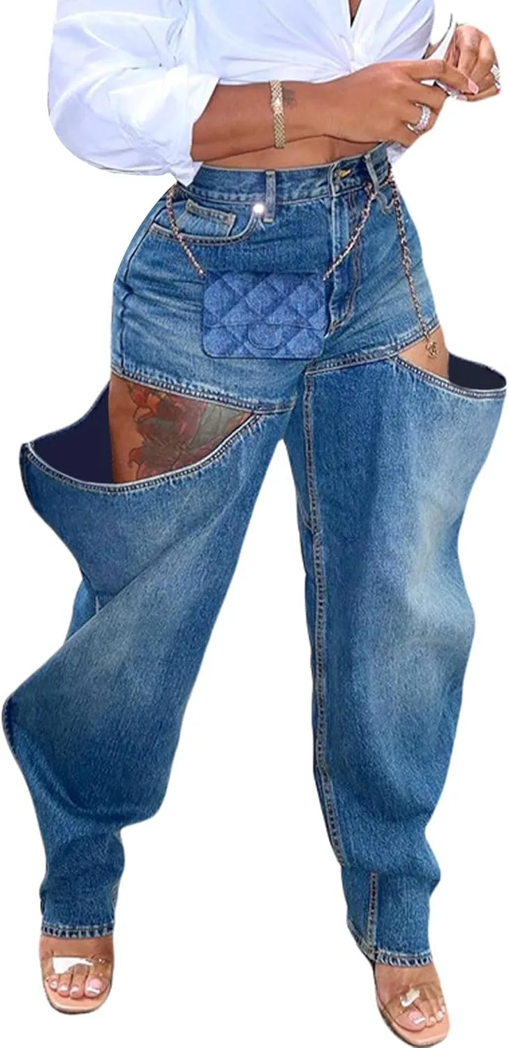 SOMTHRON женские багги карго джинсы с вырезами, высокие, в стиле Y2K
SOMTHRON женские багги карго джинсы с вырезами, высокие, в стиле Y2K