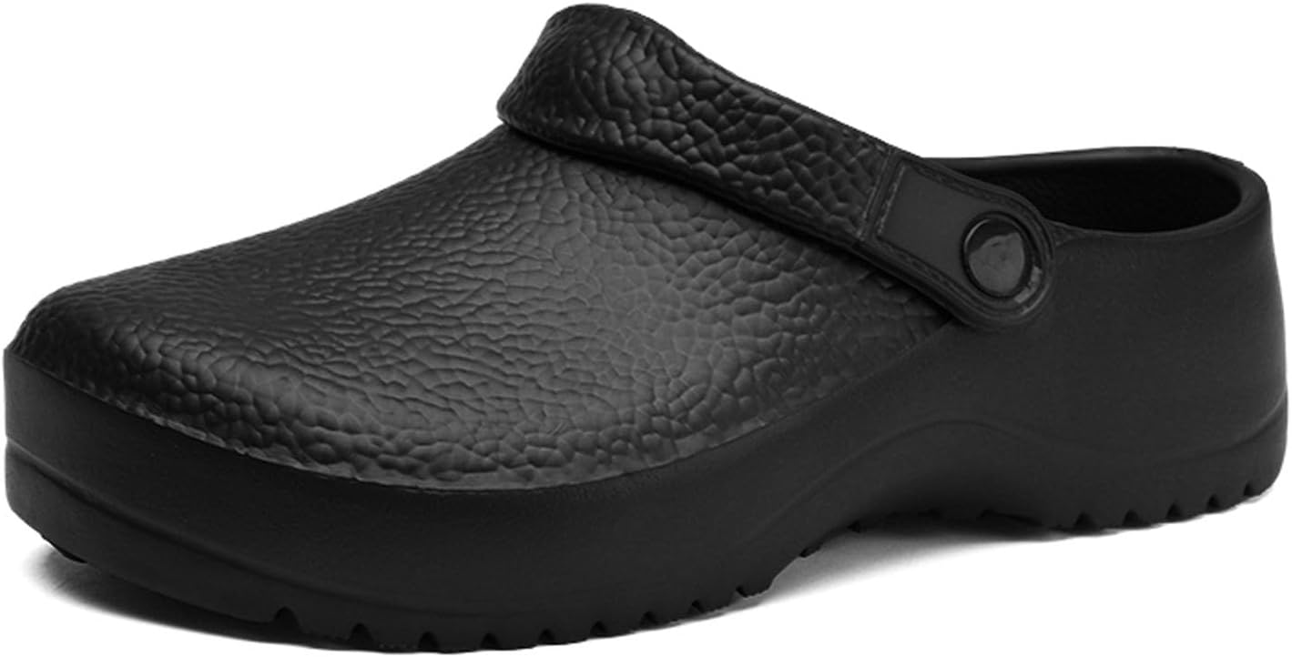 Мужские профессиональные сабо iHinZRY с съемной вставкой - противоскользящая обувь для кухни и сада, с поддержкой свода стопы, водонепроницаемые легкие EVA, в различных размерах, черный
Мужские профессиональные сабо iHinZRY с съемной вставкой - противоскользящая обувь для кухни и сада, с поддержкой свода стопы, водонепроницаемые легкие EVA, в различных размерах, черный