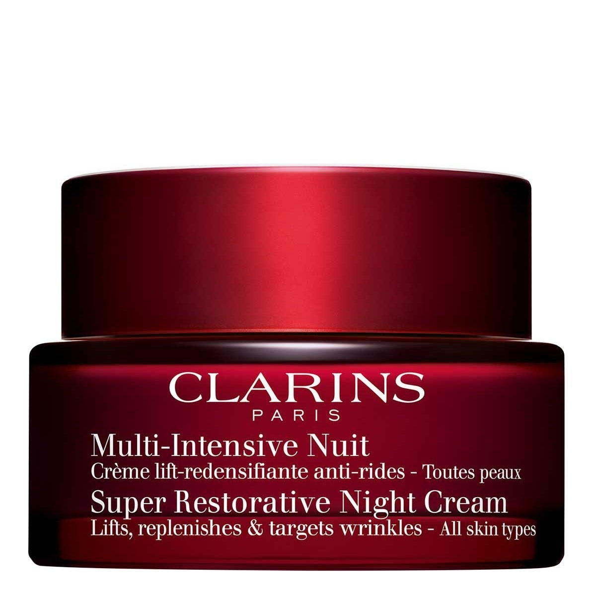 Ночной крем multi-intensive 50+ multi-intensive nuit crème toutes peaux Clarins, объем 50 мл
Ночной крем multi-intensive 50+ multi-intensive nuit crème toutes peaux Clarins, объем 50 мл