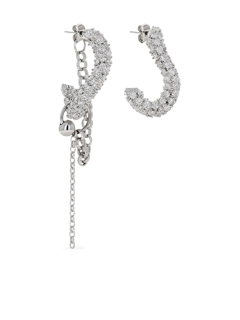 Цепочные серьги с кристаллами Justine Clenquet, серебряный
Цепочные серьги с кристаллами Justine Clenquet, серебряный