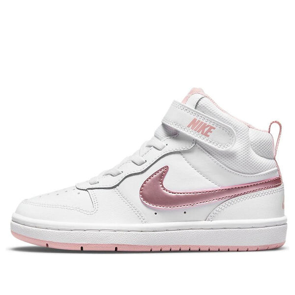 Кроссовки Court Borough Mid 2липучки Nike, белый 
Кроссовки Court Borough Mid 2липучки Nike, белый