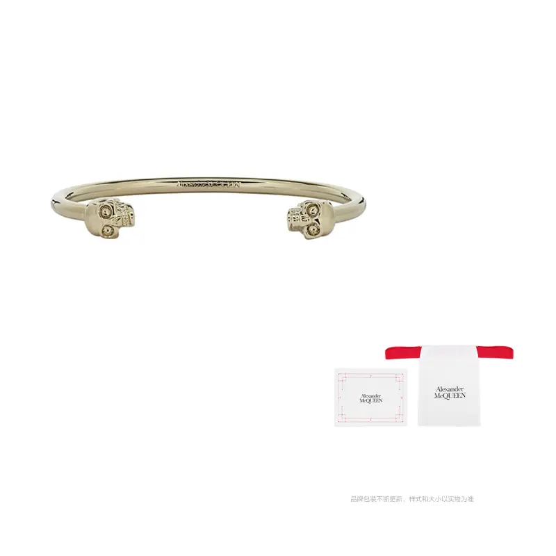 Браслет Twin Skull Alexander McQueen, золотой
Браслет Twin Skull Alexander McQueen, золотой