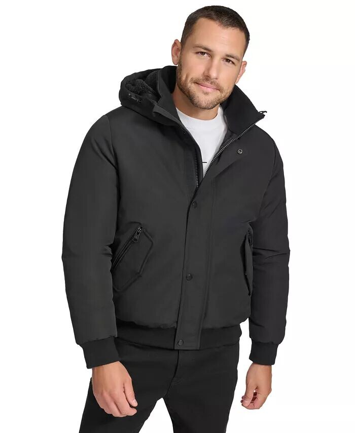 Куртка-бомбер Arctic Faille Parka с капюшоном на подкладке из шерпы Calvin Klein, черный
Куртка-бомбер Arctic Faille Parka с капюшоном на подкладке из шерпы Calvin Klein, черный