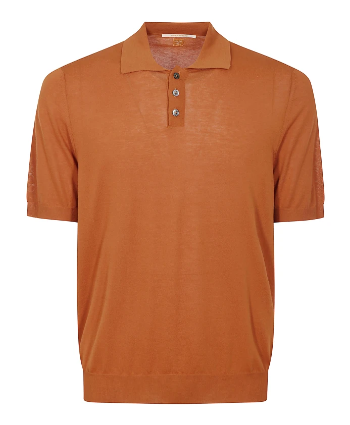 Хлопковая рубашка-поло с короткими рукавами Hindustrie, оранжевый
Хлопковая рубашка-поло с короткими рукавами Hindustrie, оранжевый