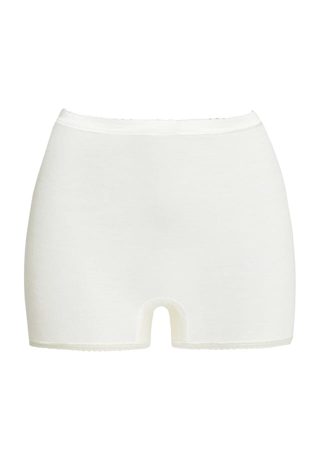 Трусики с каймой из натуральной шерсти -Con-Ta-, белый
Трусики с каймой из натуральной шерсти -Con-Ta-, белый