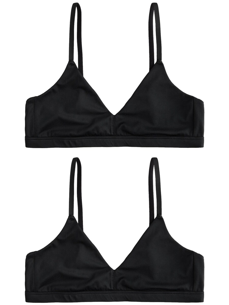 Треугольный бюстгальтер Next, черный 
Треугольный бюстгальтер Next, черный