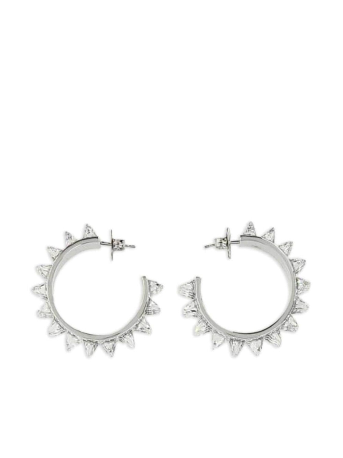 Серьги-кольца Карма Amina Muaddi, серебряный 
Серьги-кольца Карма Amina Muaddi, серебряный