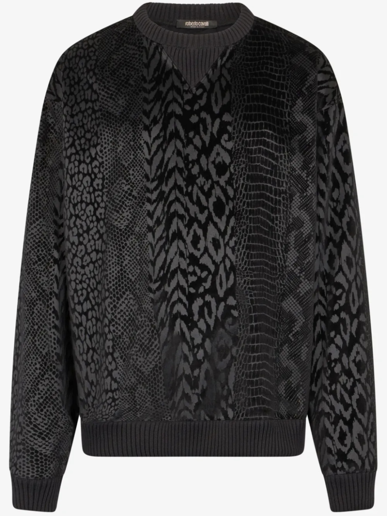 Джемпер из хлопка Roberto Cavalli, черный
Джемпер из хлопка Roberto Cavalli, черный