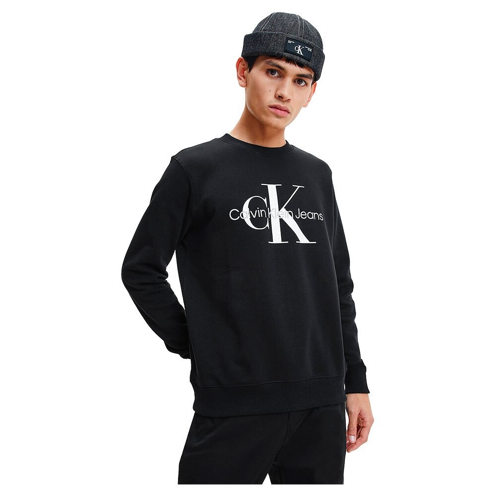 Толстовка Calvin Klein Jeans Monogram, черный 
Толстовка Calvin Klein Jeans Monogram, черный