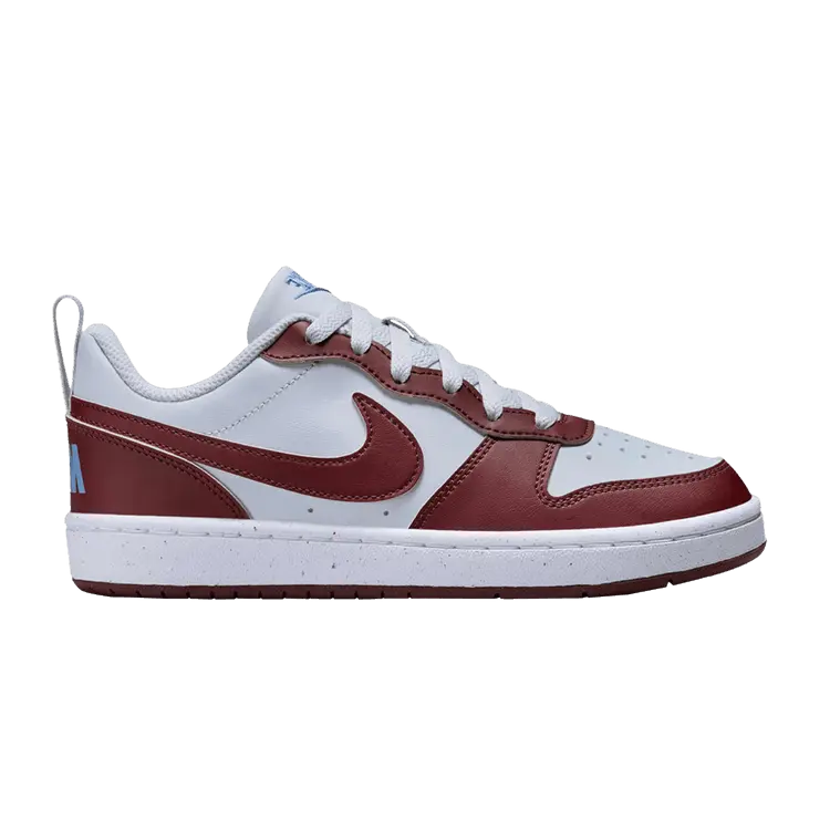 Кроссовки Court Borough Low Recraft GS 'Dark Team Red Pure Platinum', красный 
Кроссовки Court Borough Low Recraft GS 'Dark Team Red Pure Platinum', красный