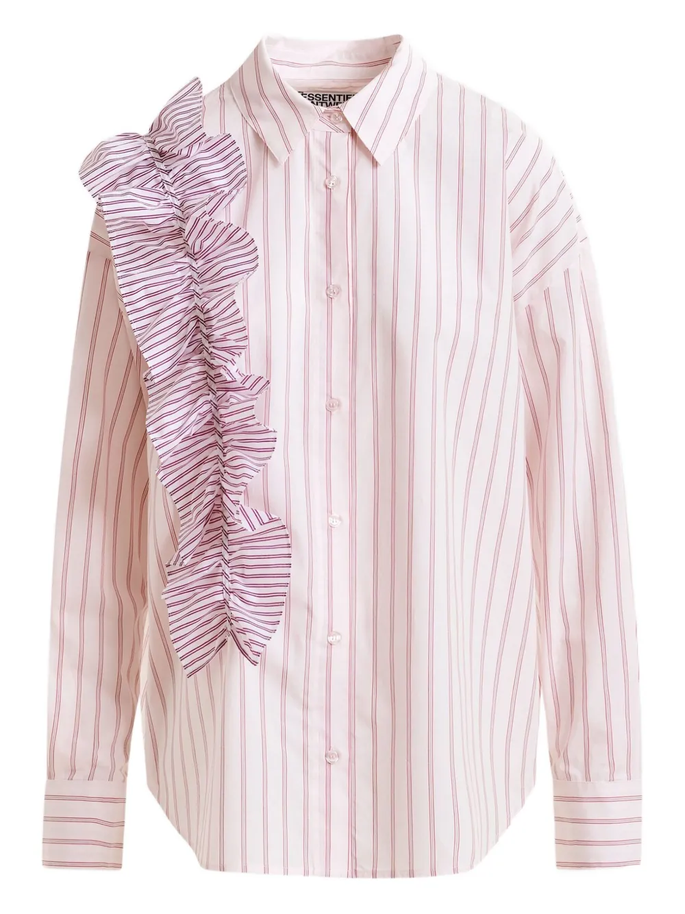 Рубашка Ibody в полоску с оборками Essentiel Antwerp, красный
Рубашка Ibody в полоску с оборками Essentiel Antwerp, красный