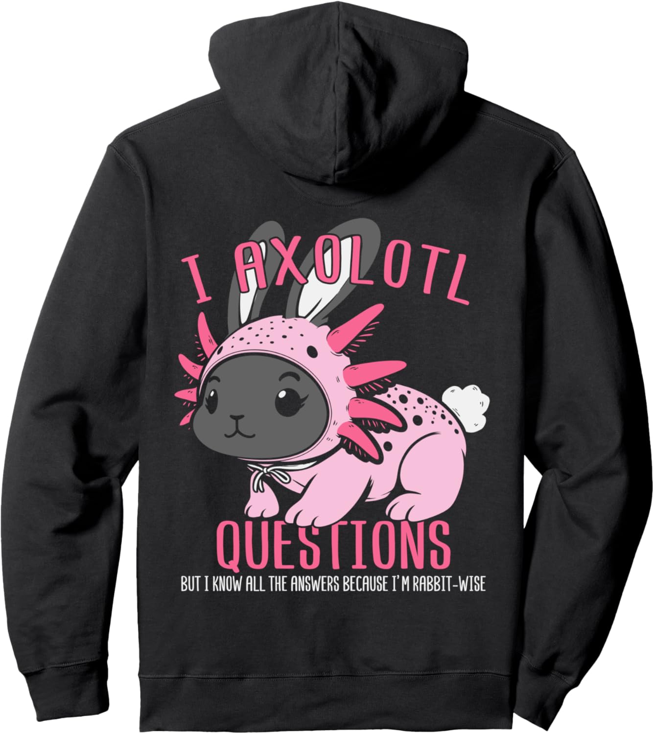 Толстовка с изображением аксолотля, кролика, тритона и кролика Exotic Bunny Axolotl Hare Salamander Rabbit, черный
Толстовка с изображением аксолотля, кролика, тритона и кролика Exotic Bunny Axolotl Hare Salamander Rabbit, черный