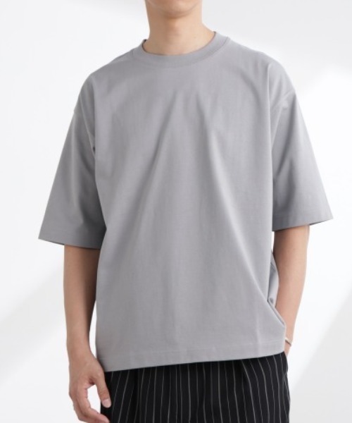 Футболка с коротким рукавом, широкая, плотная NANO universe, сине-серый
Футболка с коротким рукавом, широкая, плотная NANO universe, сине-серый