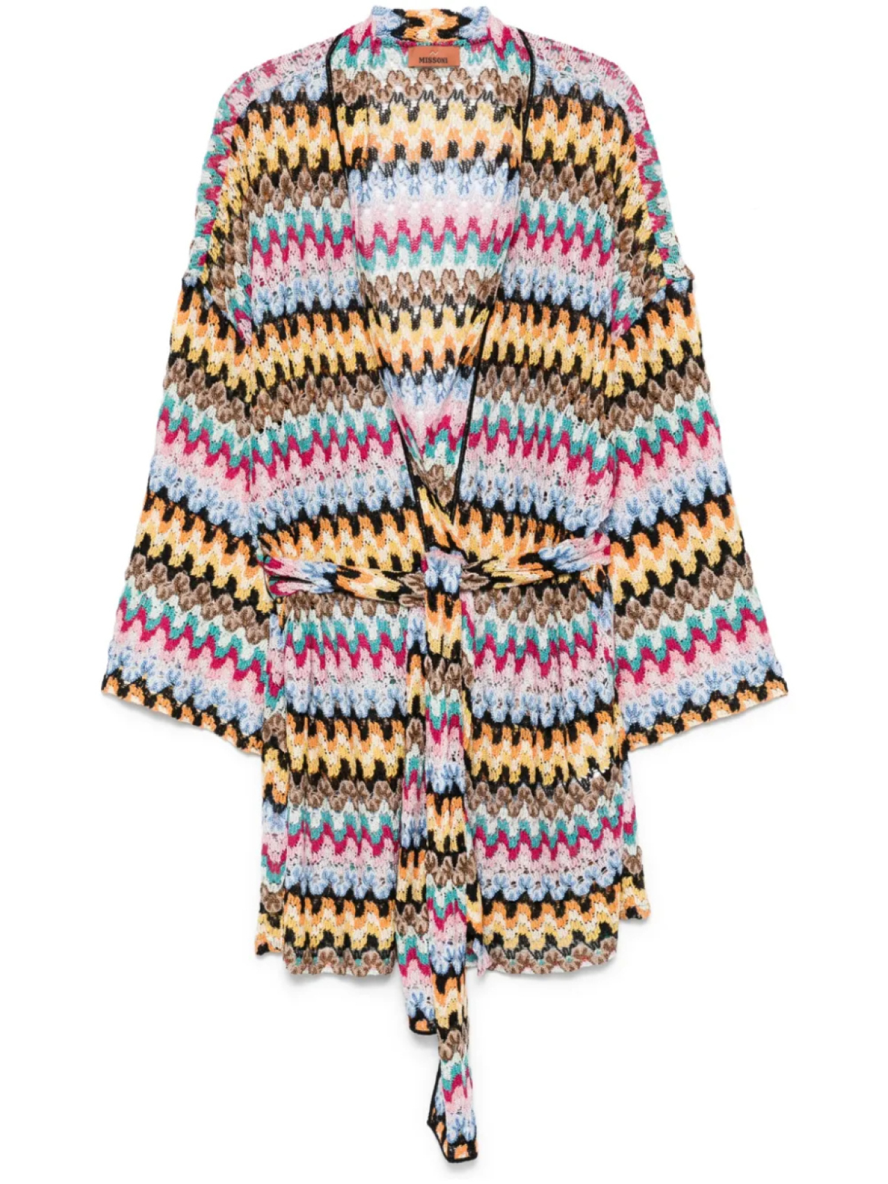 Накидка Missoni из ламе с поясом, черный
Накидка Missoni из ламе с поясом, черный