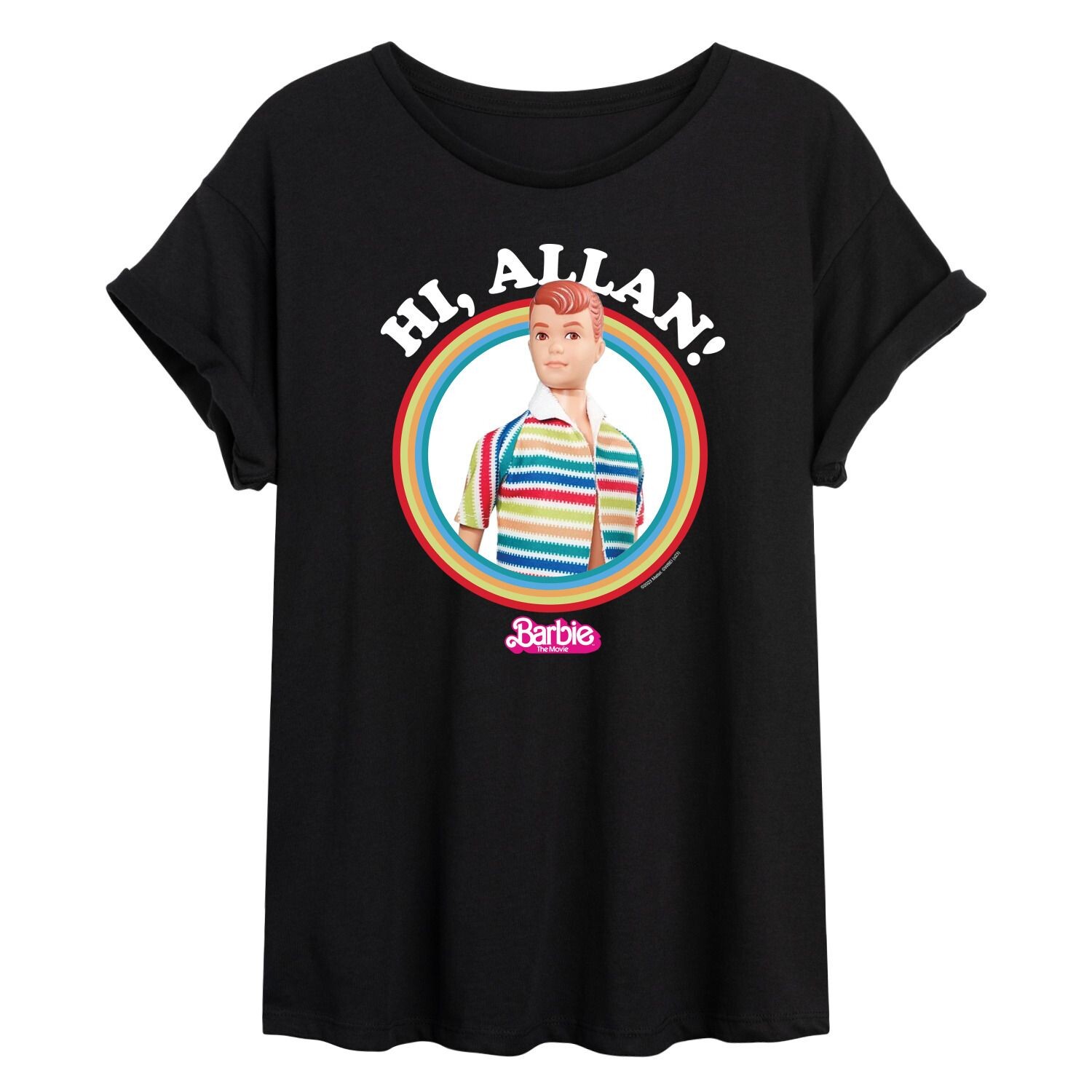 Летящая футболка Barbie The Movie Hi Allan для юниоров Barbie, черный
Летящая футболка Barbie The Movie Hi Allan для юниоров Barbie, черный