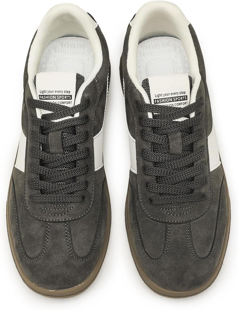 Мужские модные кроссовки в ретро-стиле на все сезоны, немецкие тренировочные кроссовки из цельной кожи с плоской подошвой Lhyxu, серый
Мужские модные кроссовки в ретро-стиле на все сезоны, немецкие тренировочные кроссовки из цельной кожи с плоской подошвой Lhyxu, серый