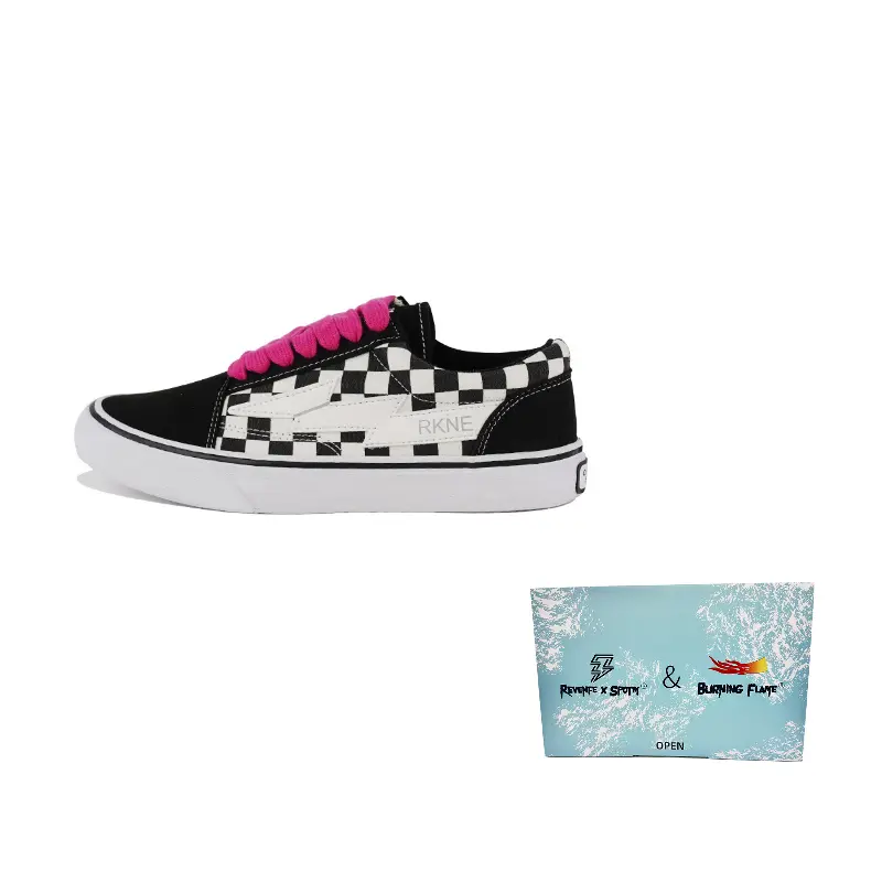 BURNING FLAME REVENFE X SPOTM Износостойкие и легкие низкие кеды из парусины унисекс - Молния черный белый клетка, цвет Lightning Black White Plaid
BURNING FLAME REVENFE X SPOTM Износостойкие и легкие низкие кеды из парусины унисекс - Молния черный белый клетка, цвет Lightning Black White Plaid