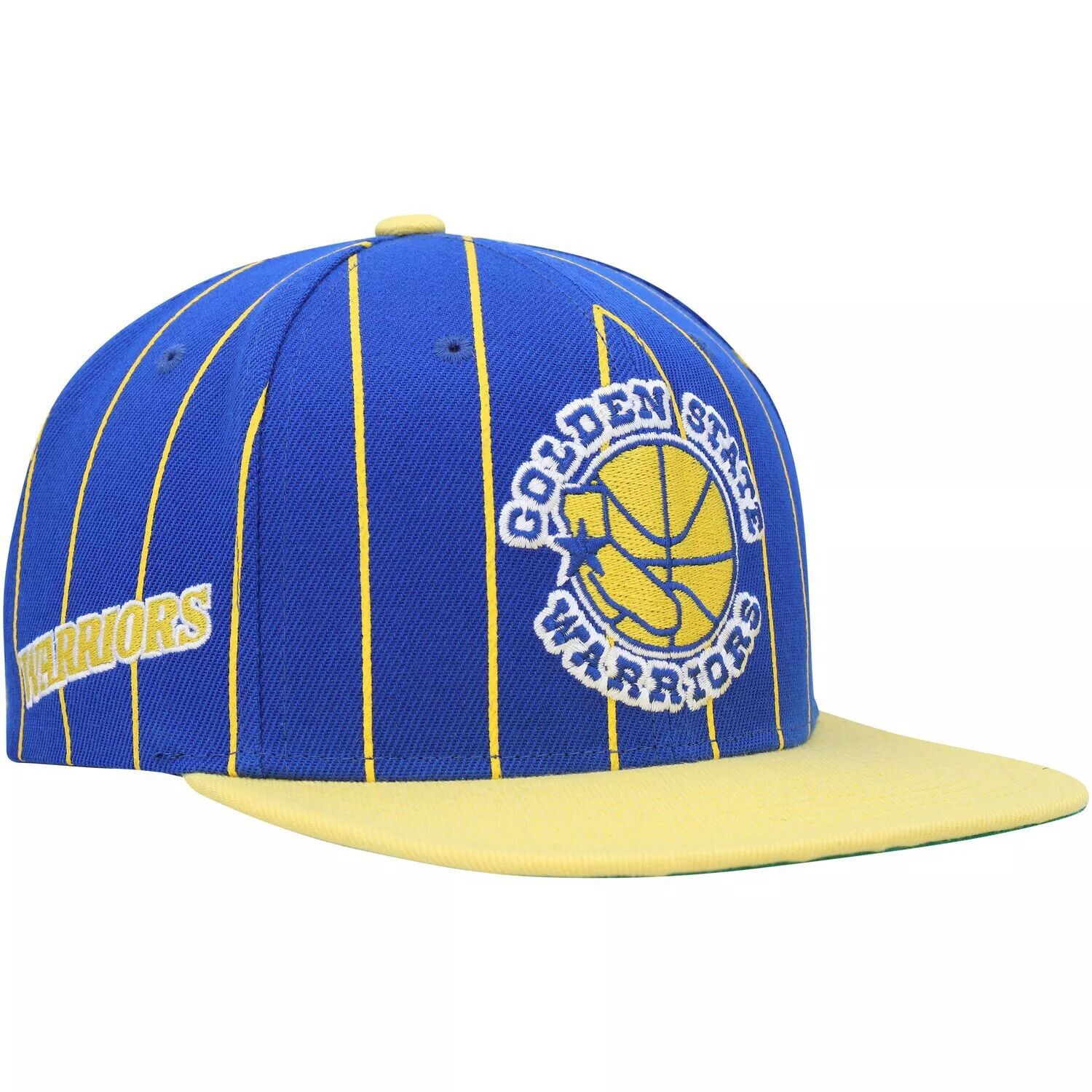 Мужская классическая кепка Snapback в тонкую полоску Mitchell & Ness Royal/Golden State Warriors из твердой древесины
Мужская классическая кепка Snapback в тонкую полоску Mitchell & Ness Royal/Golden State Warriors из твердой древесины