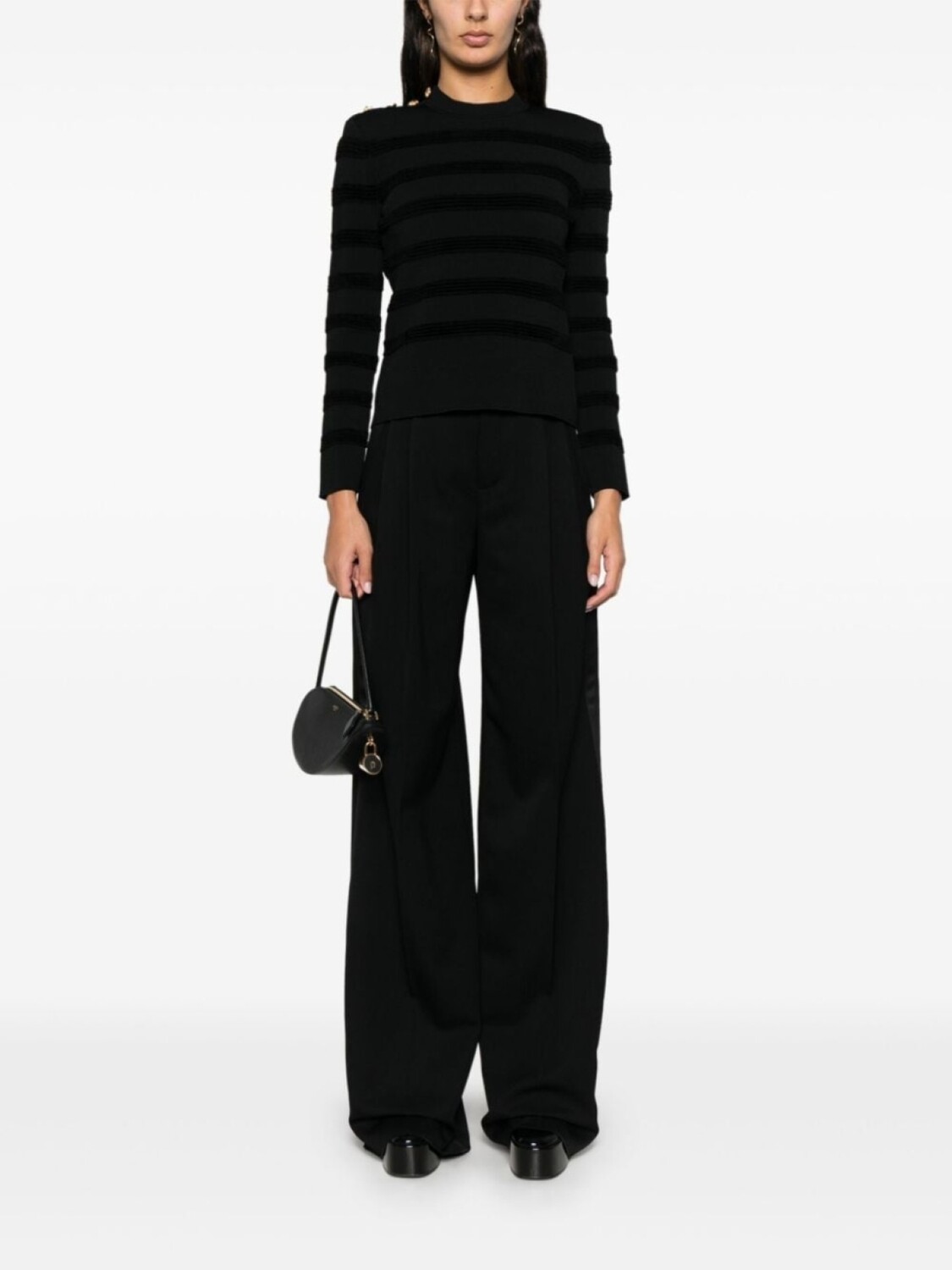 TOM FORD свитер в полоску, черный
TOM FORD свитер в полоску, черный