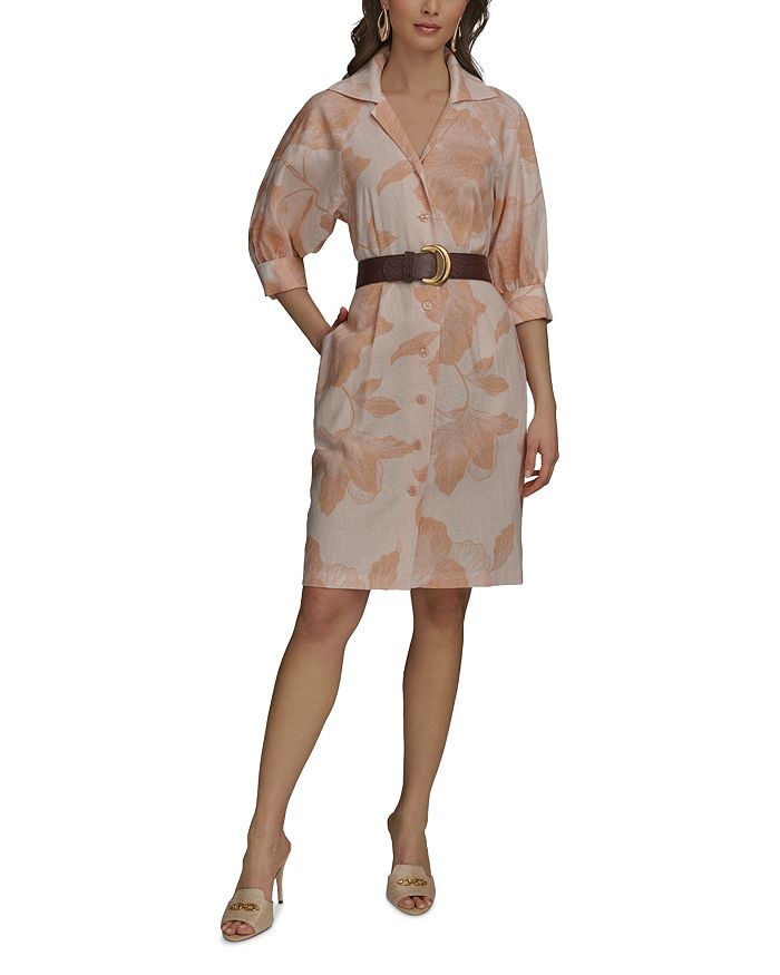 Приталенная рубашка-платье Donna Karan, оранжевый
Приталенная рубашка-платье Donna Karan, оранжевый