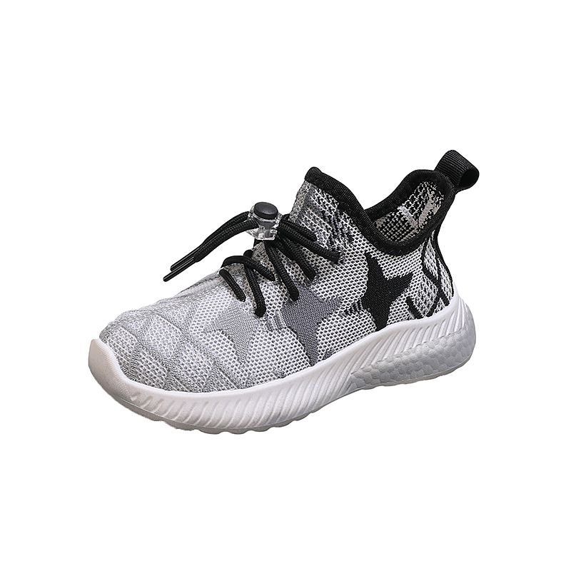 Детские противоскользящие износостойкие дышащие легкие повседневные кроссовки Kids' ZIJIAN, черный 
Детские противоскользящие износостойкие дышащие легкие повседневные кроссовки Kids' ZIJIAN, черный