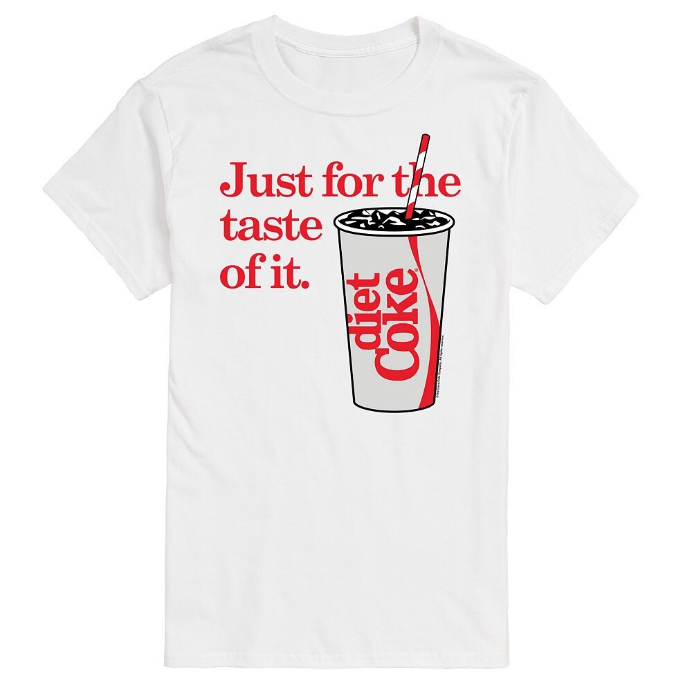 Мужская футболка с рисунком Diet Coke Just For The Taste Of It Licensed Character, белый
Мужская футболка с рисунком Diet Coke Just For The Taste Of It Licensed Character, белый