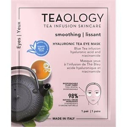 Гиалуроновая маска для глаз Teaology Tea Infusion
Гиалуроновая маска для глаз Teaology Tea Infusion