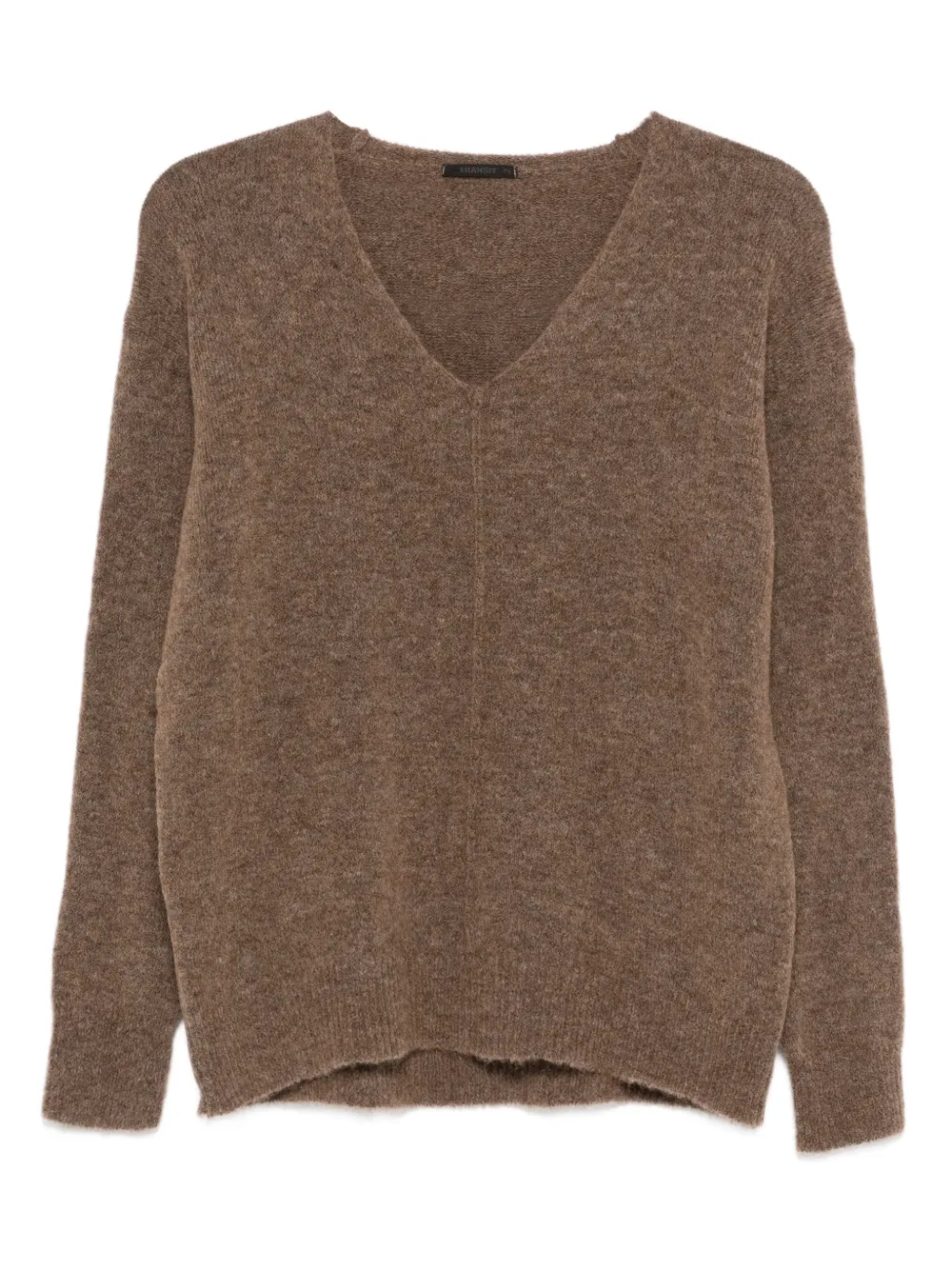 Свитер с V-образным вырезом Transit, коричневый
Свитер с V-образным вырезом Transit, коричневый