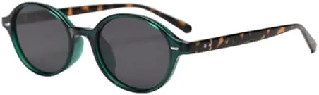 Винтажные поляризованные солнцезащитные очки в стиле ретро для женщин, маленькие овальные солнцезащитные очки для мужчин, круглые MTZJH, Green Leopard Grey
Винтажные поляризованные солнцезащитные очки в стиле ретро для женщин, маленькие овальные солнцезащитные очки для мужчин, круглые MTZJH, Green Leopard Grey