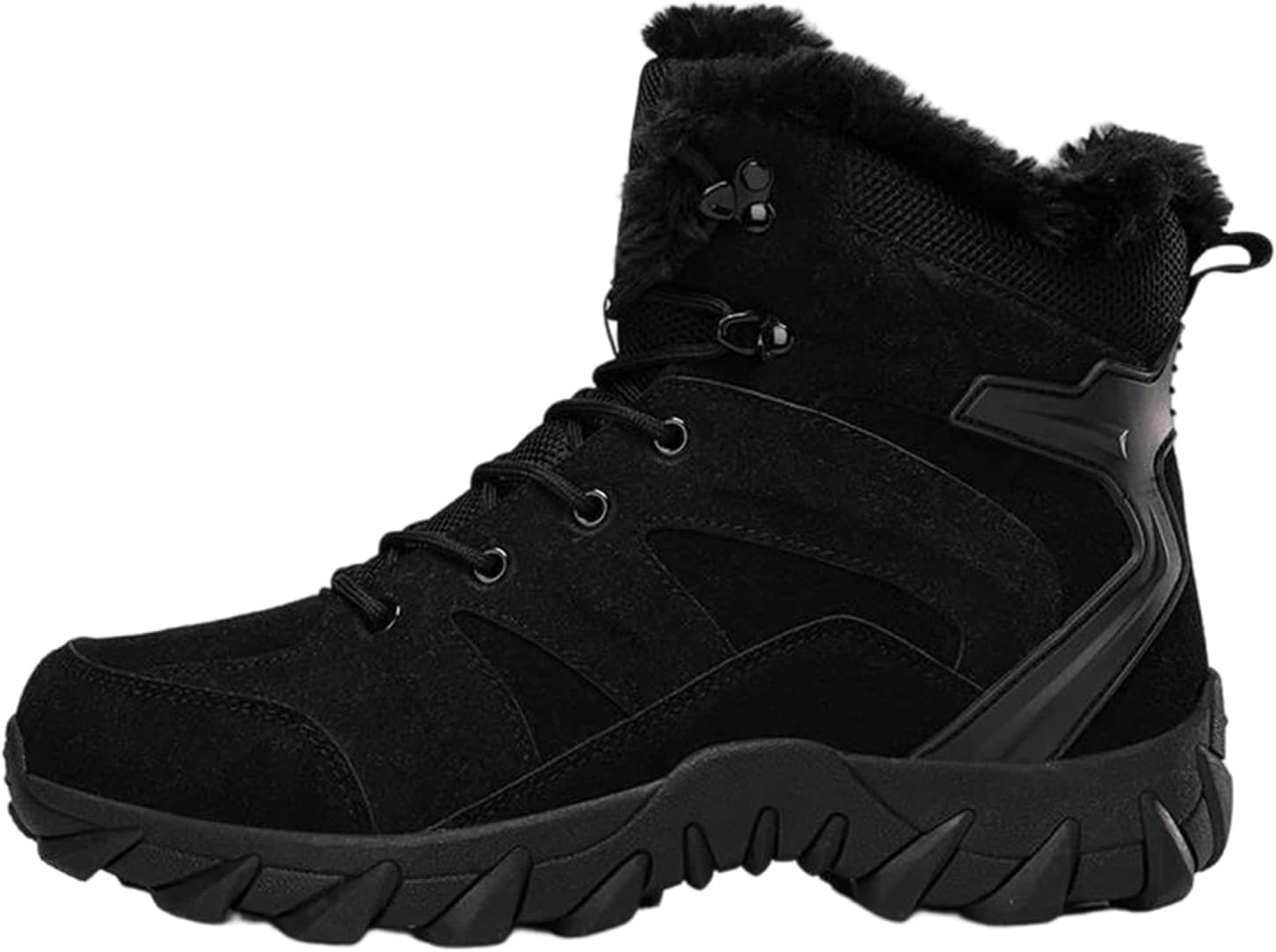 Мужские теплые зимние ботинки с противоскользящей подошвой для улицы с хлопковой подкладкой, ботинки до щиколотки для походов Alloaone, черный
Мужские теплые зимние ботинки с противоскользящей подошвой для улицы с хлопковой подкладкой, ботинки до щиколотки для походов Alloaone, черный