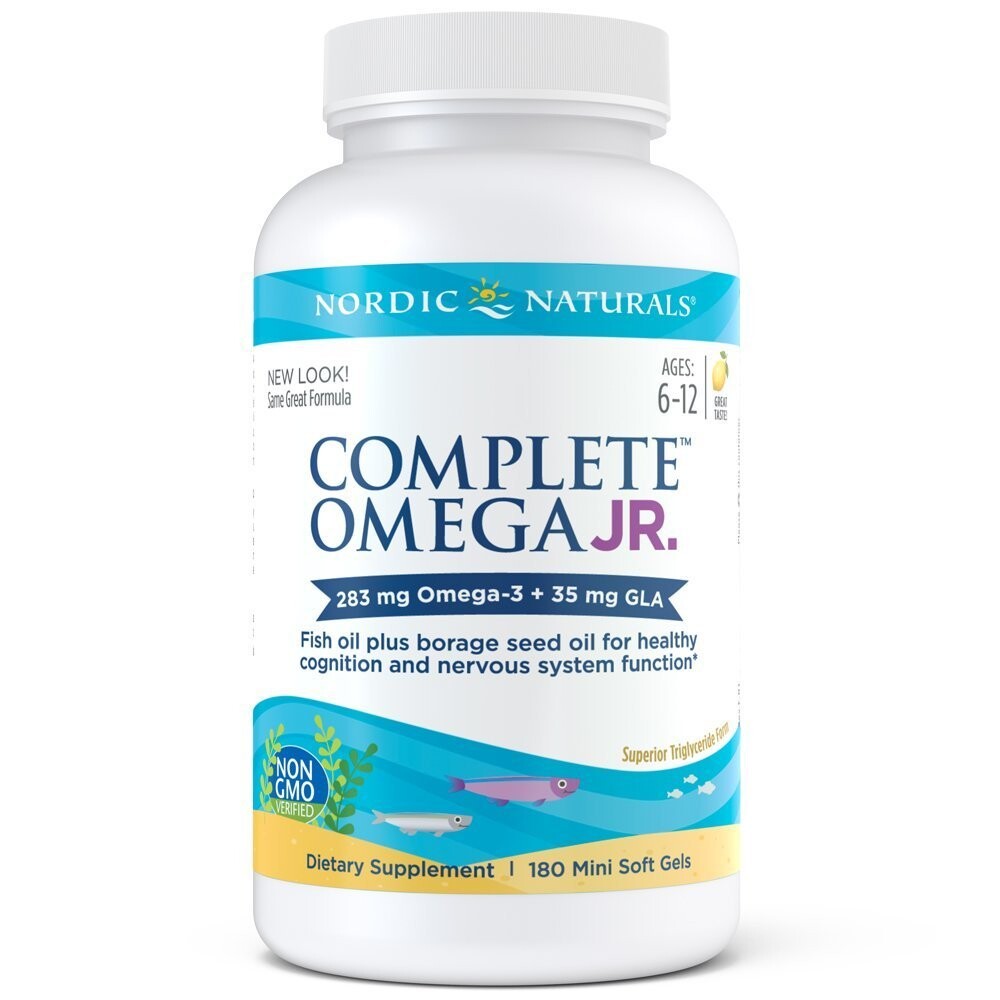 Nordic Naturals, Биологически активная добавка Complete Omega Junior, 180 капсул
Nordic Naturals, Биологически активная добавка Complete Omega Junior, 180 капсул