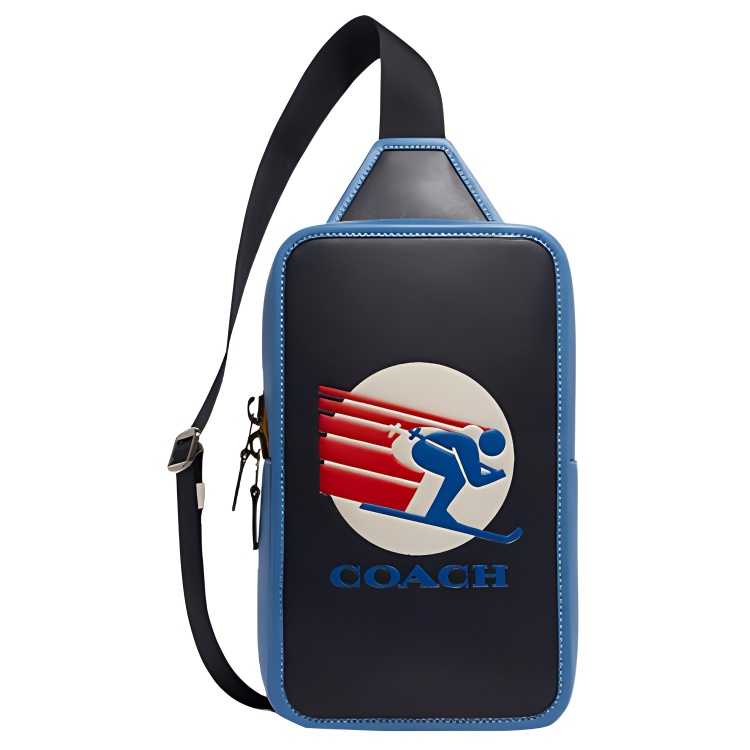 COACH Сумка через плечо на одно плечо из телячьей кожи
COACH Сумка через плечо на одно плечо из телячьей кожи