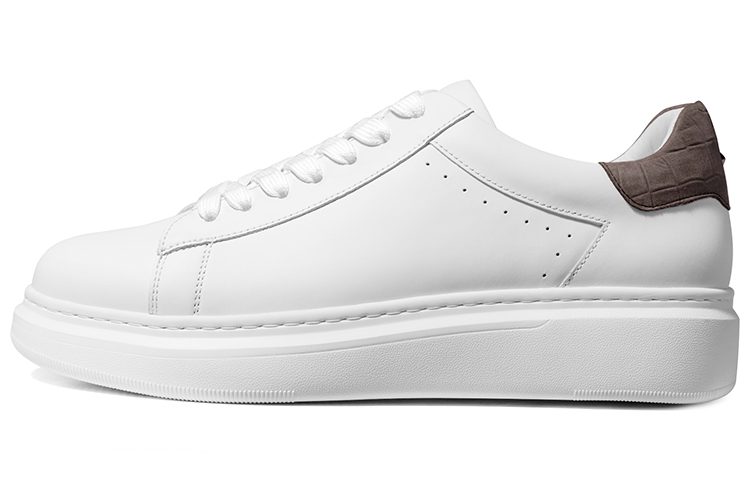 THOM WILLS Стильные белые кеды для скейтбординга мужские, цвет White G972-1 
THOM WILLS Стильные белые кеды для скейтбординга мужские, цвет White G972-1