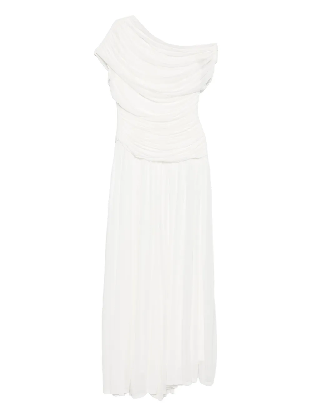 Драпированное платье на одно плечо Simkhai, белый
Драпированное платье на одно плечо Simkhai, белый